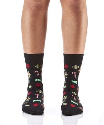 Yo Sox women's crew socks candyland design
