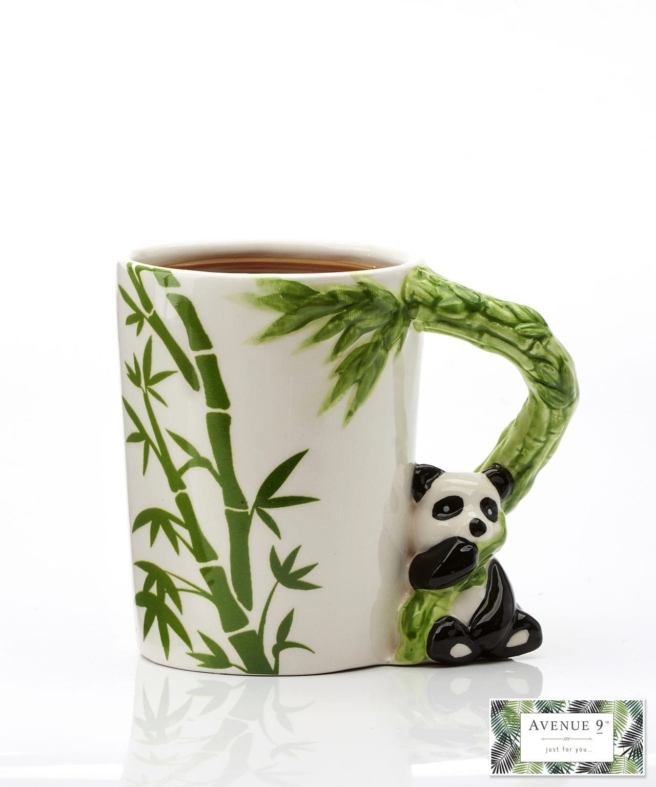 Panda holding handle 13.5 ounce mug by Avenue 9