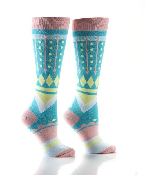 Yo Sox Aztec design women's novelty knee-high socks