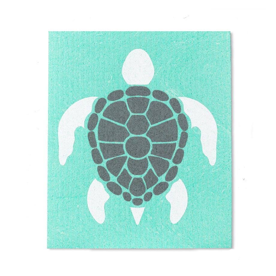 Sea Turtles design Amazing Swedish Dishcloths