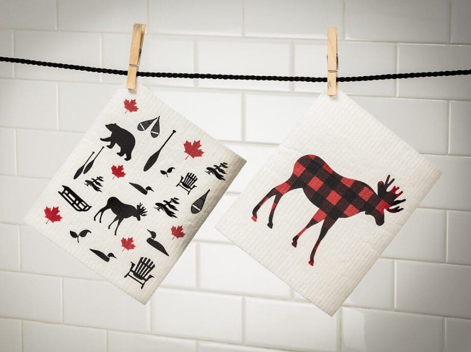 Moose Design Amazing Swedish Dishcloths