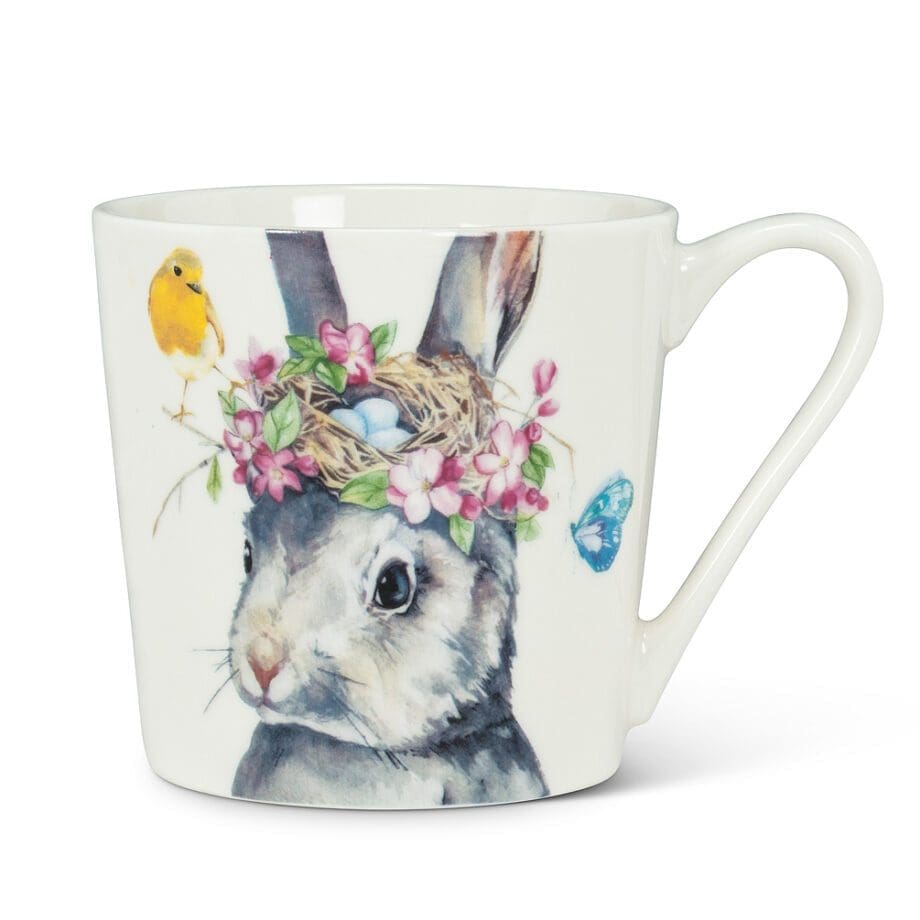 Rabbit with Nest 12 oz. Mug