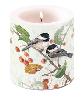 "Chickadee: Small Decorative Candle