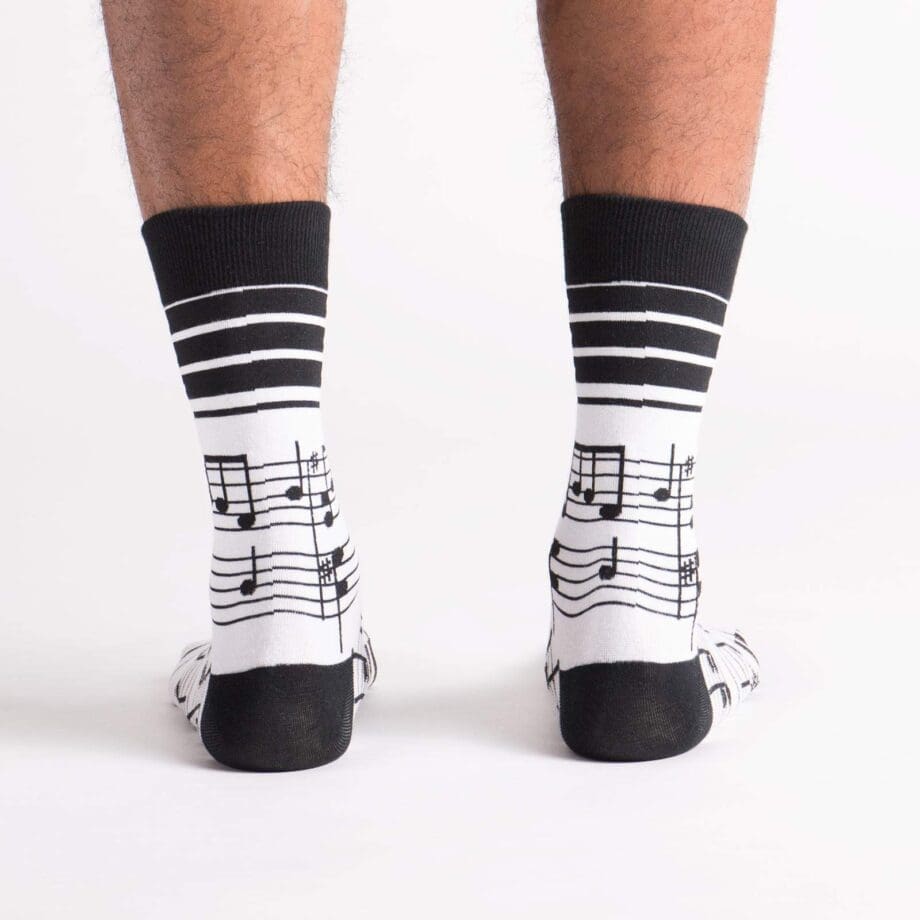 Foot Notes Men's novelty crew socks