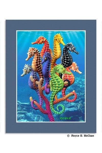 Seahorse mini-poster