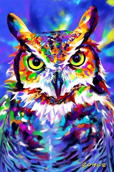 Owls 3D Flip postcards