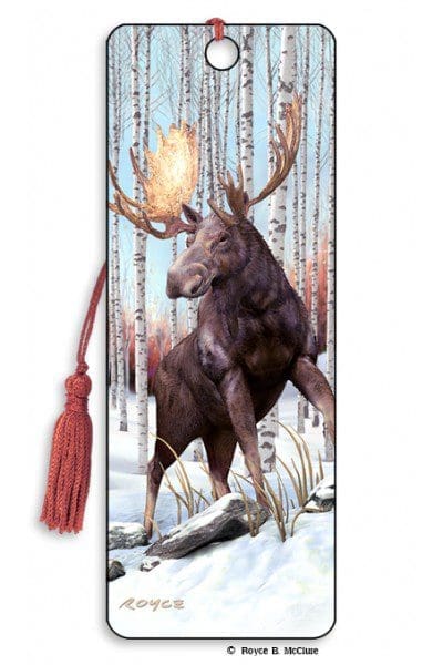 Wolf Moose Flip bookmark