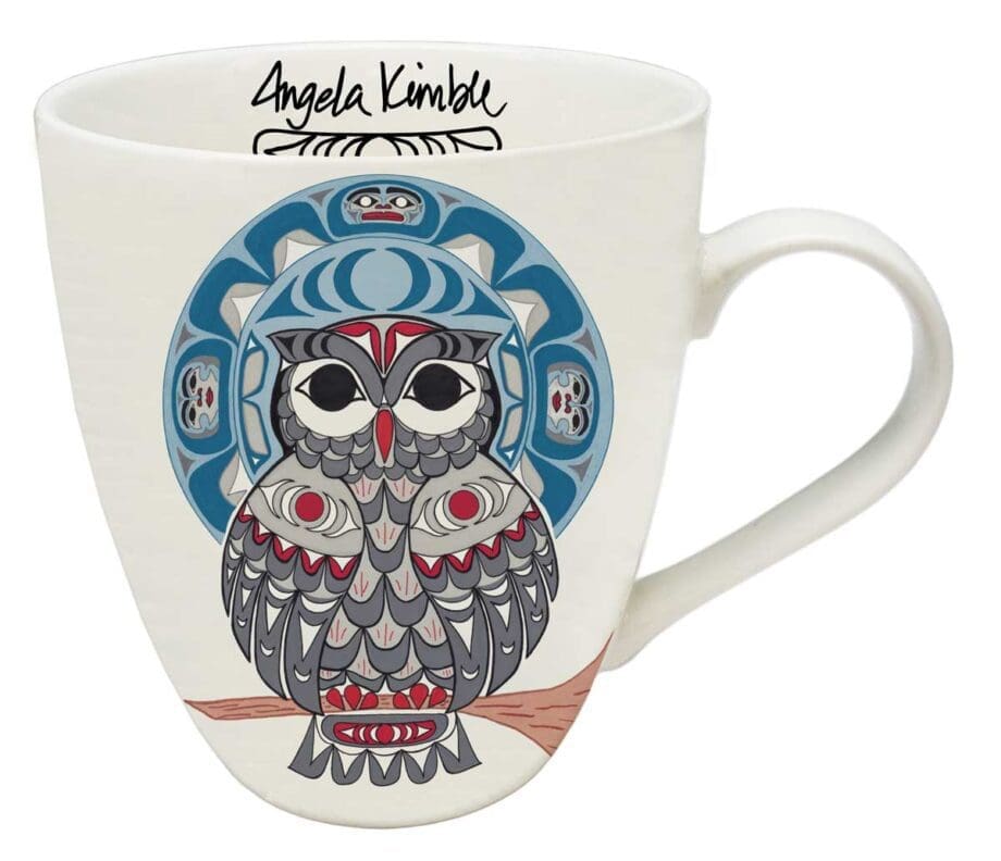 "Owl" 18 oz. Signature Mug by Artist Angela Kimble