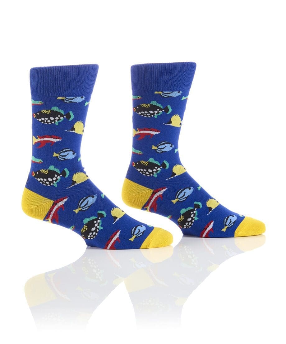 Under the Sea Men's Novelty Crew Socks by Yo Sox