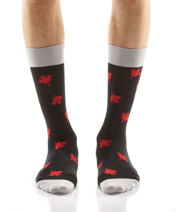 "Canada Eh" Men's Novelty Crew Socks by Yo Sox