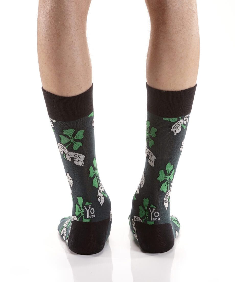 Good Luck Men's novelty crew socks by Yo Sox