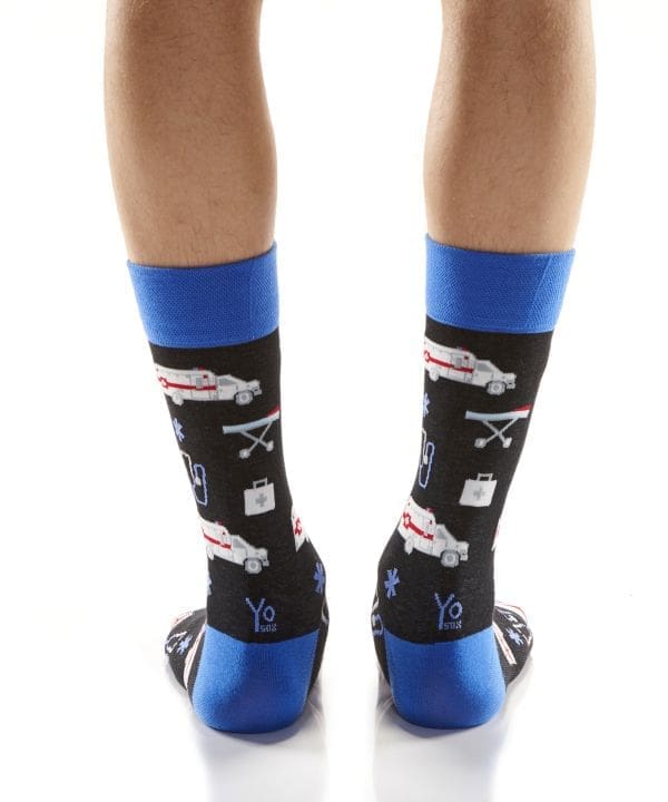 "Paramedic" Men's Novelty Crew Socks by Yo Sox