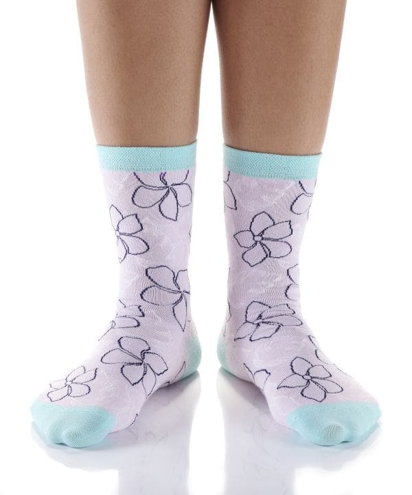 "Aloha" Women's Novelty Crew Socks by Yo Sox