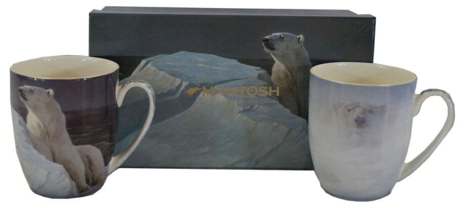 Bateman Polar Bears Mugs - Set of 2