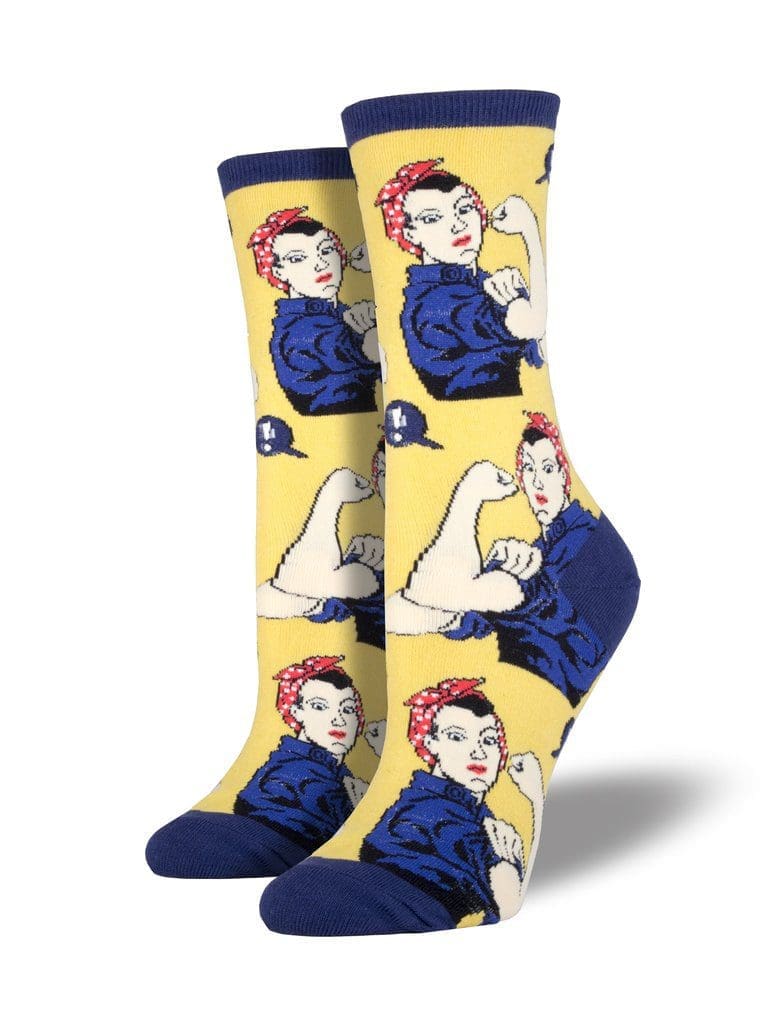 "Rosie" Women's Novelty Crew Socks by Socksmith