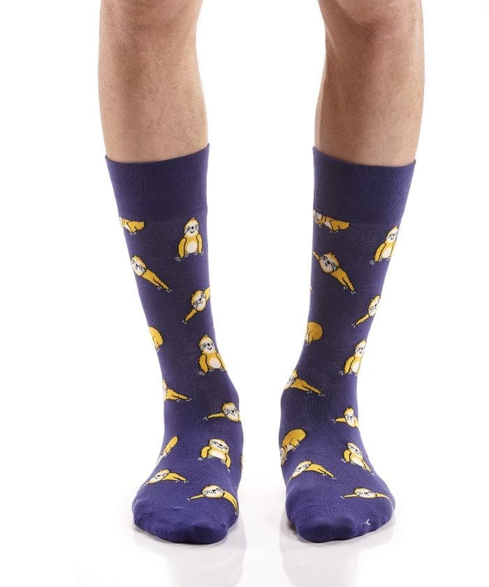 "Slothin Around" Men's Novelty Crew Socks