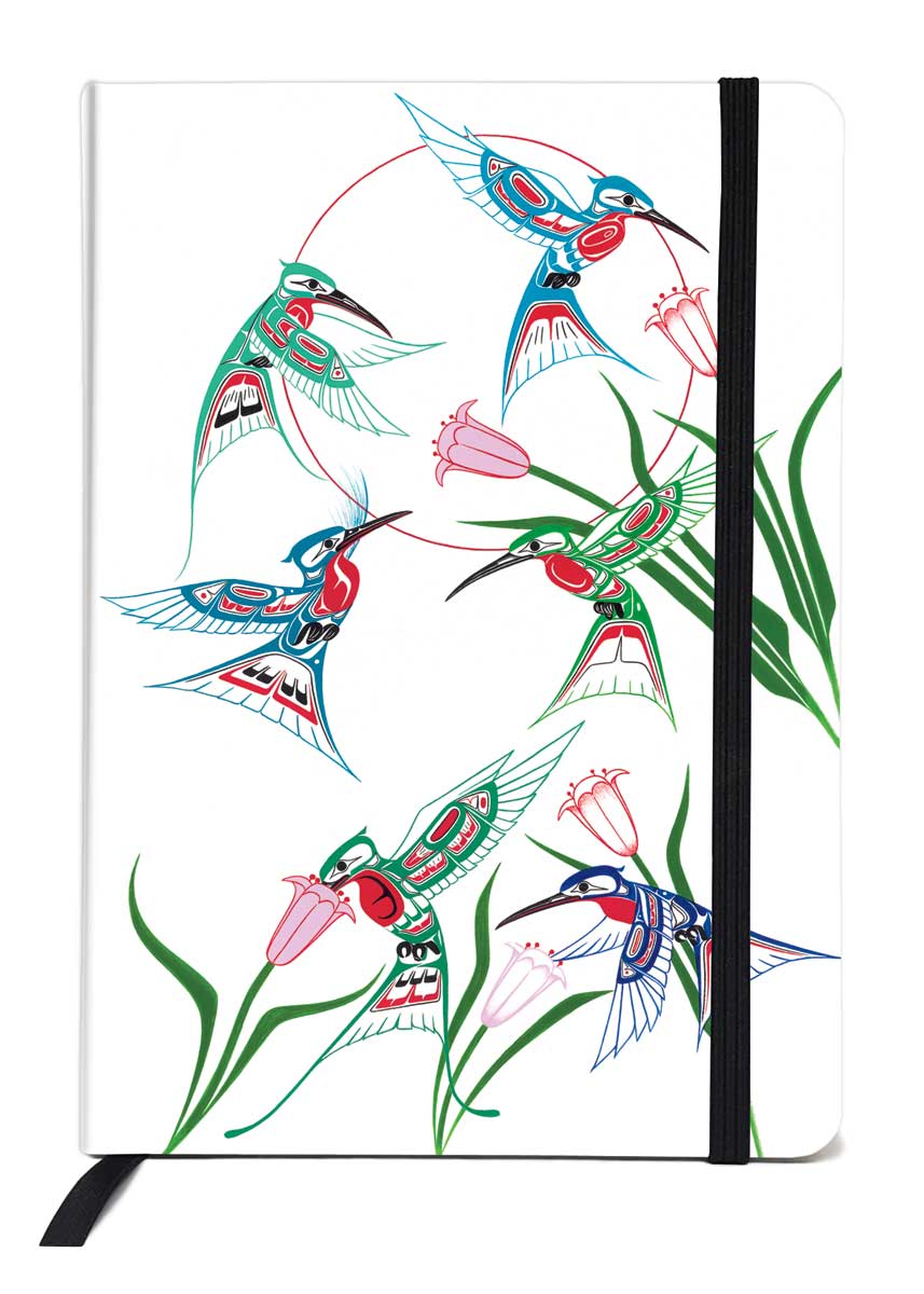 "The Gathering" (Hummingbirds) Journal 5" x 7" by Artist Richard Shorty