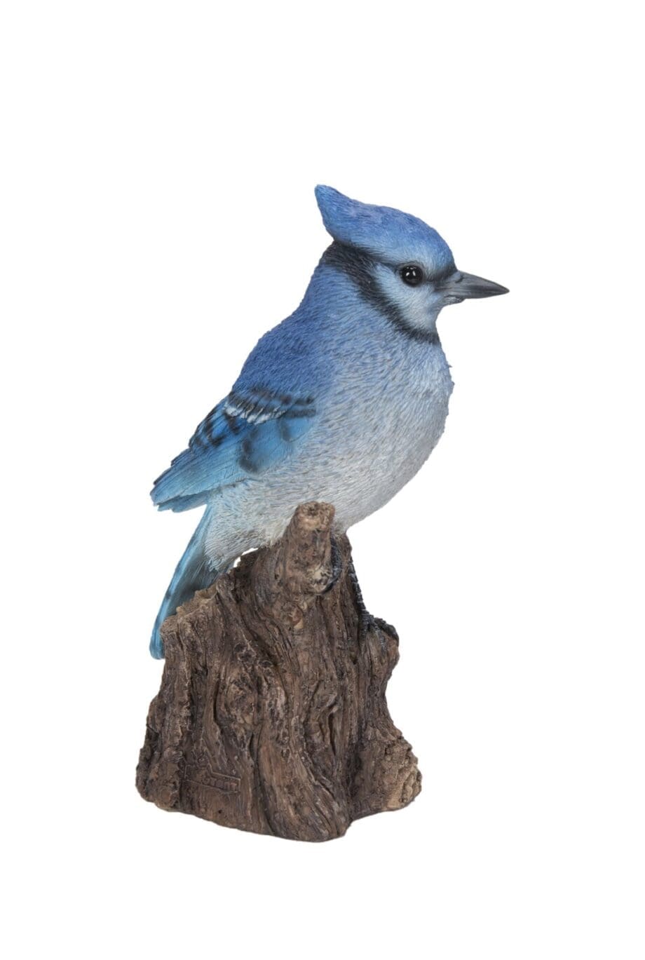 6.5" Motion Activated Singing Blue Jay on a Stump