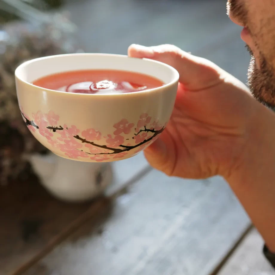"Cherry Blossom" 8 oz. Morph Tea Set for One