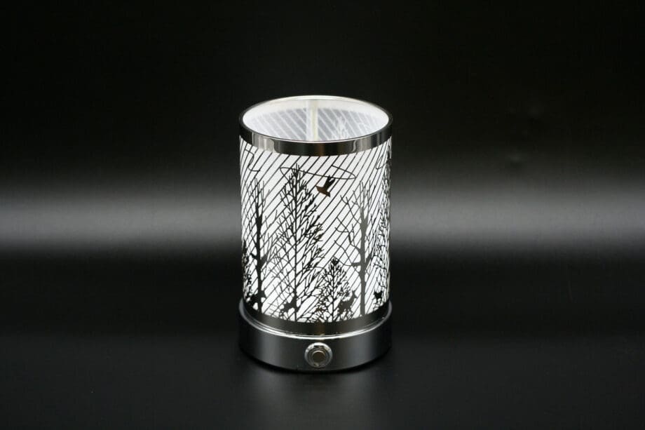 7" Ravine Design LED Aluminum Touch Button Lamp