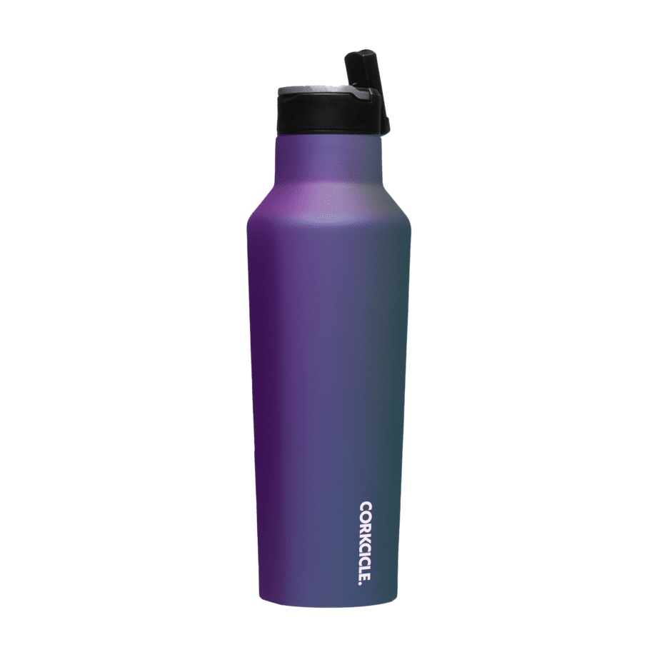 Corkcicle 20 oz Sport Canteen Dragonfly Water Bottle with quick sip cap
