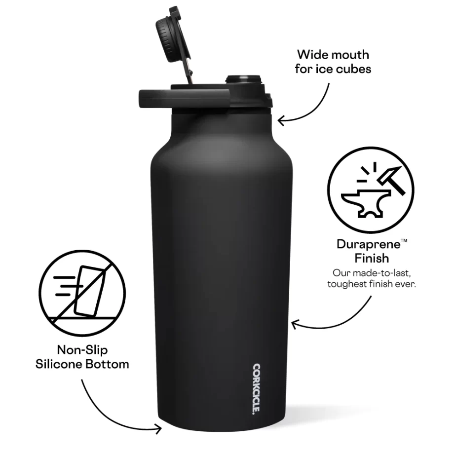 Corkcicle 32 oz Sport Canteen in Black
